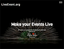 Tablet Screenshot of liveevent.org